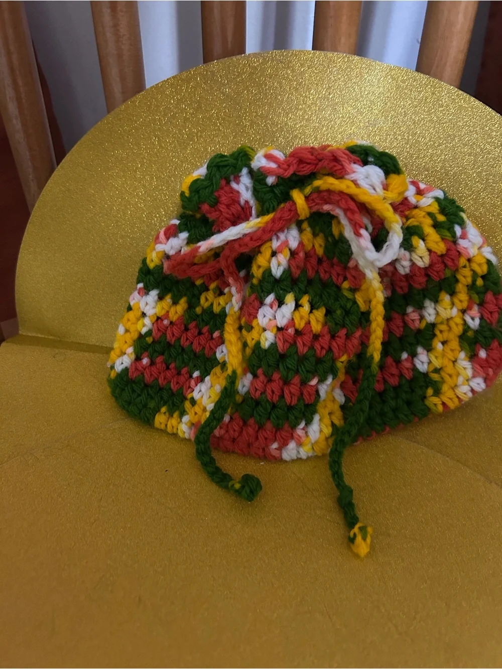 Vintage Handmade Jamaican Cultural Doll in Rastafarian colors. Plus a girls bag